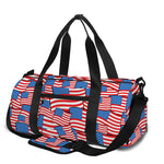 4th of July USA Flag Pattern Print Gym Bag