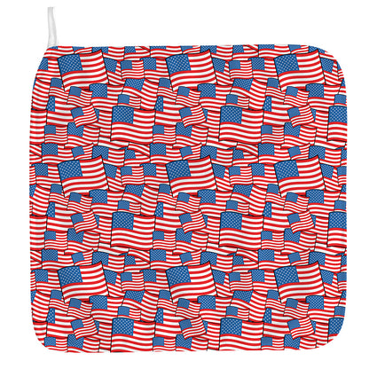 4th of July USA Flag Pattern Print Hand Towel