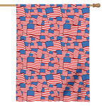 4th of July USA Flag Pattern Print House Flag