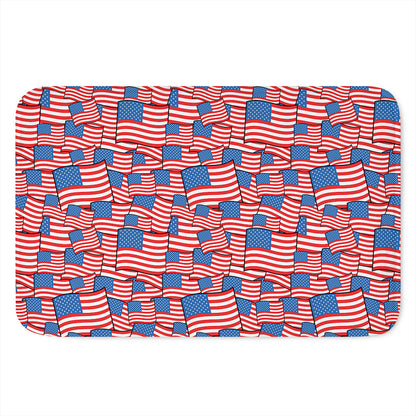 4th of July USA Flag Pattern Print Indoor Door Mat