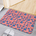 4th of July USA Flag Pattern Print Indoor Door Mat