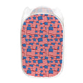 4th of July USA Flag Pattern Print Mesh Laundry Hamper