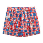 4th of July USA Flag Pattern Print Mesh Shorts