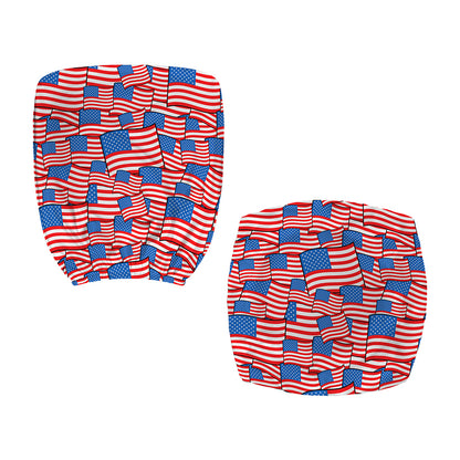 4th of July USA Flag Pattern Print Office Chair Cover