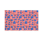 4th of July USA Flag Pattern Print Polyester Flag