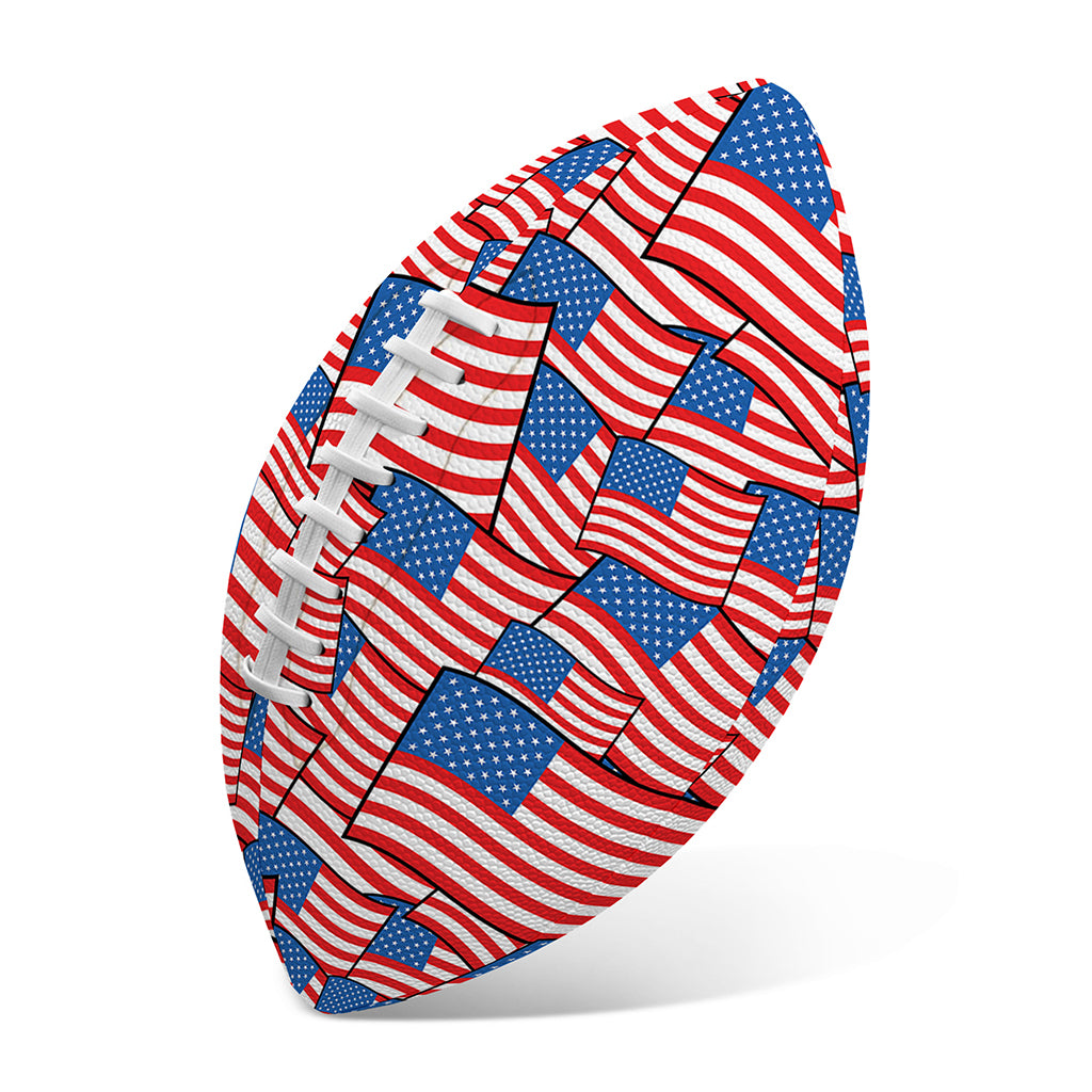 4th of July USA Flag Pattern Print Rugby Ball