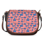 4th of July USA Flag Pattern Print Saddle Bag