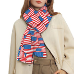 4th of July USA Flag Pattern Print Scarf