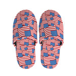 4th of July USA Flag Pattern Print Slippers