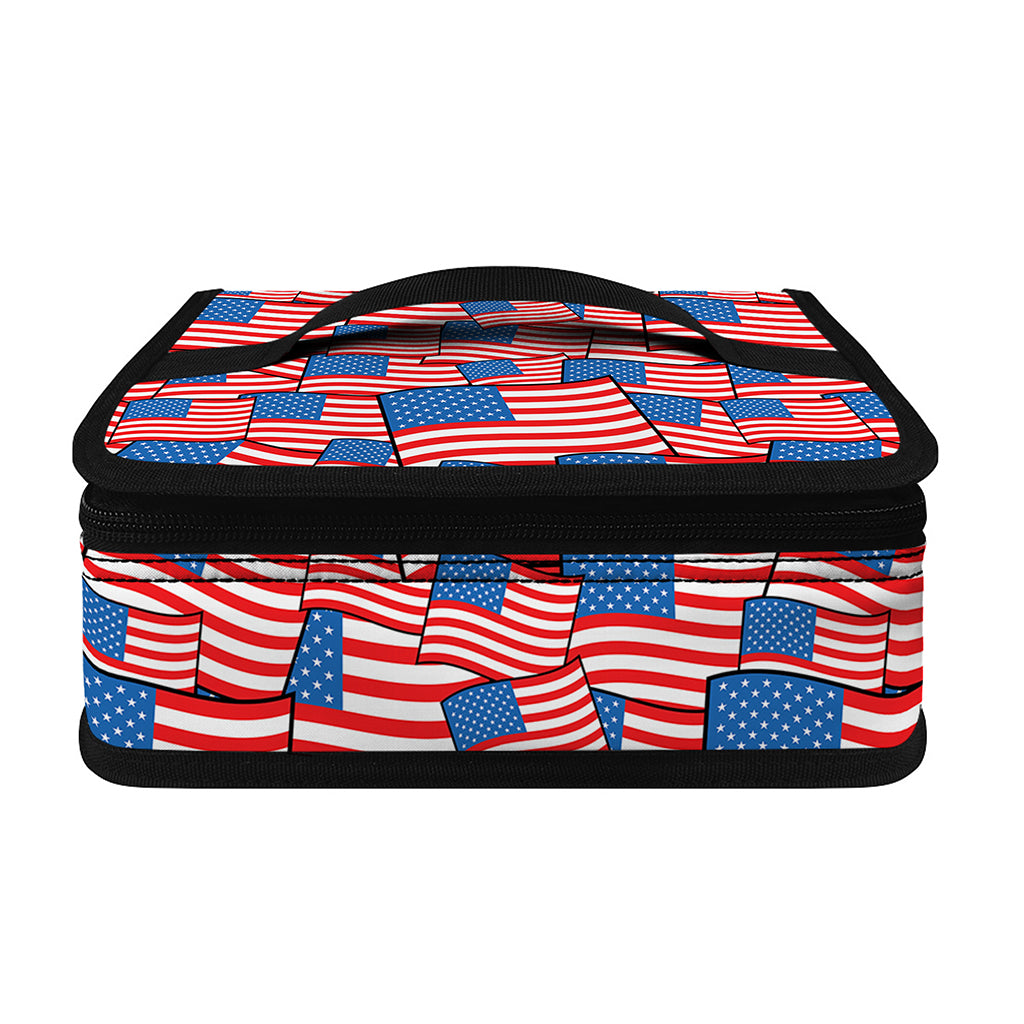 4th of July USA Flag Pattern Print Small Lunch Bag