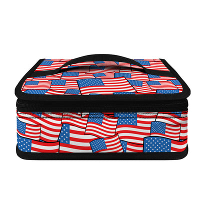 4th of July USA Flag Pattern Print Small Lunch Bag