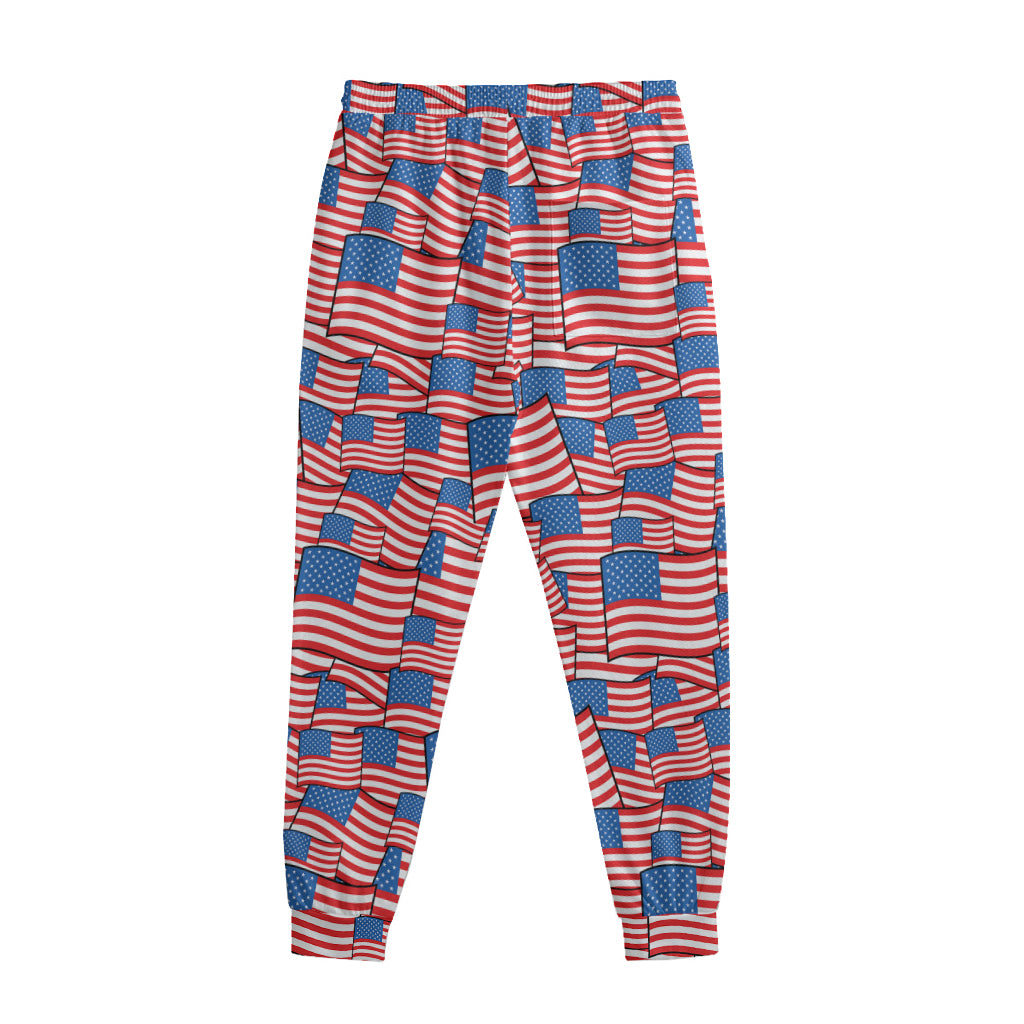 4th of July USA Flag Pattern Print Sweatpants
