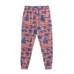4th of July USA Flag Pattern Print Sweatpants