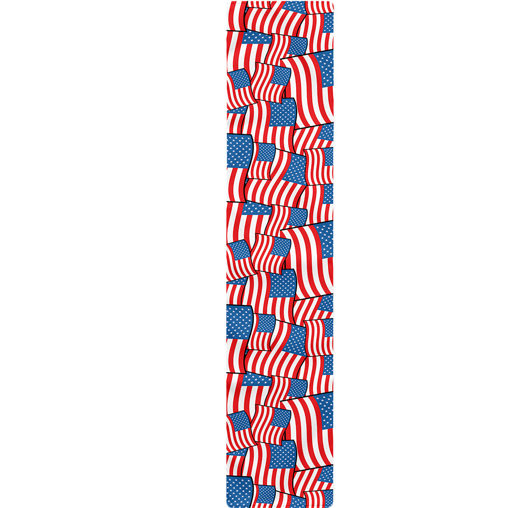 4th of July USA Flag Pattern Print Table Runner