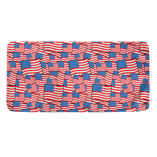 4th of July USA Flag Pattern Print Towel