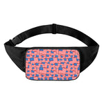 4th of July USA Flag Pattern Print Waist Bag
