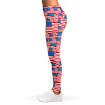 4th of July USA Flag Pattern Print Women's Leggings