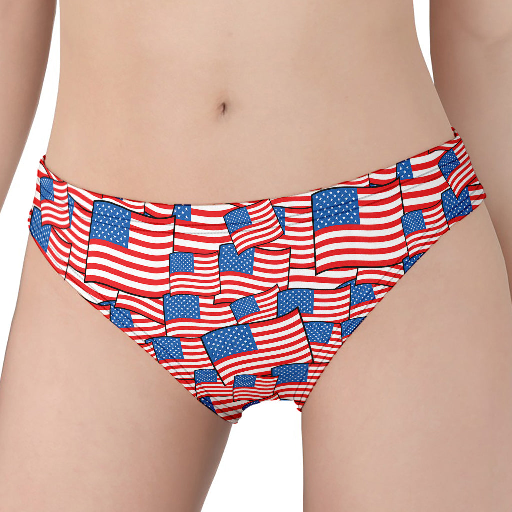 4th of July USA Flag Pattern Print Women's Panties