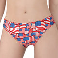 4th of July USA Flag Pattern Print Women's Panties