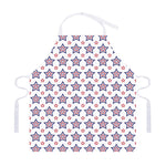 4th of July USA Star Pattern Print Adjustable Apron