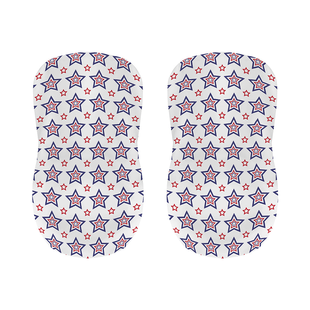 4th of July USA Star Pattern Print Bar Stool Covers