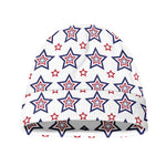 4th of July USA Star Pattern Print Beanie