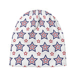 4th of July USA Star Pattern Print Beanie