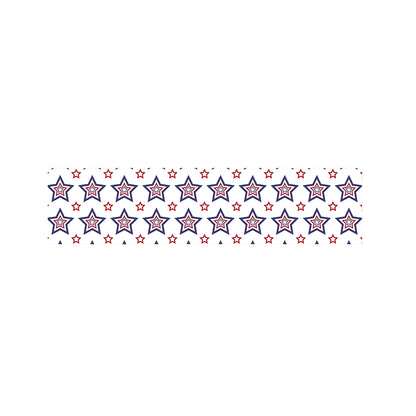 4th of July USA Star Pattern Print Bed Runner
