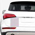 4th of July USA Star Pattern Print Car Sticker