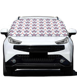 4th of July USA Star Pattern Print Car Windshield Snow Cover
