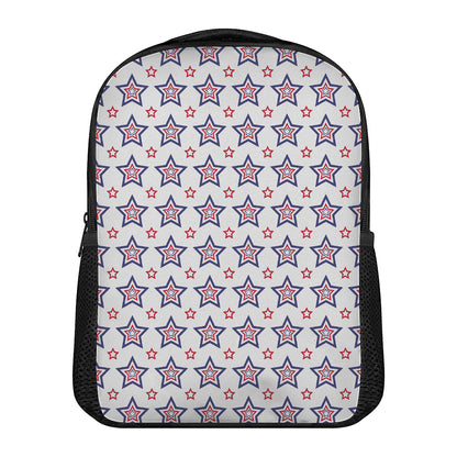 4th of July USA Star Pattern Print Casual Backpack