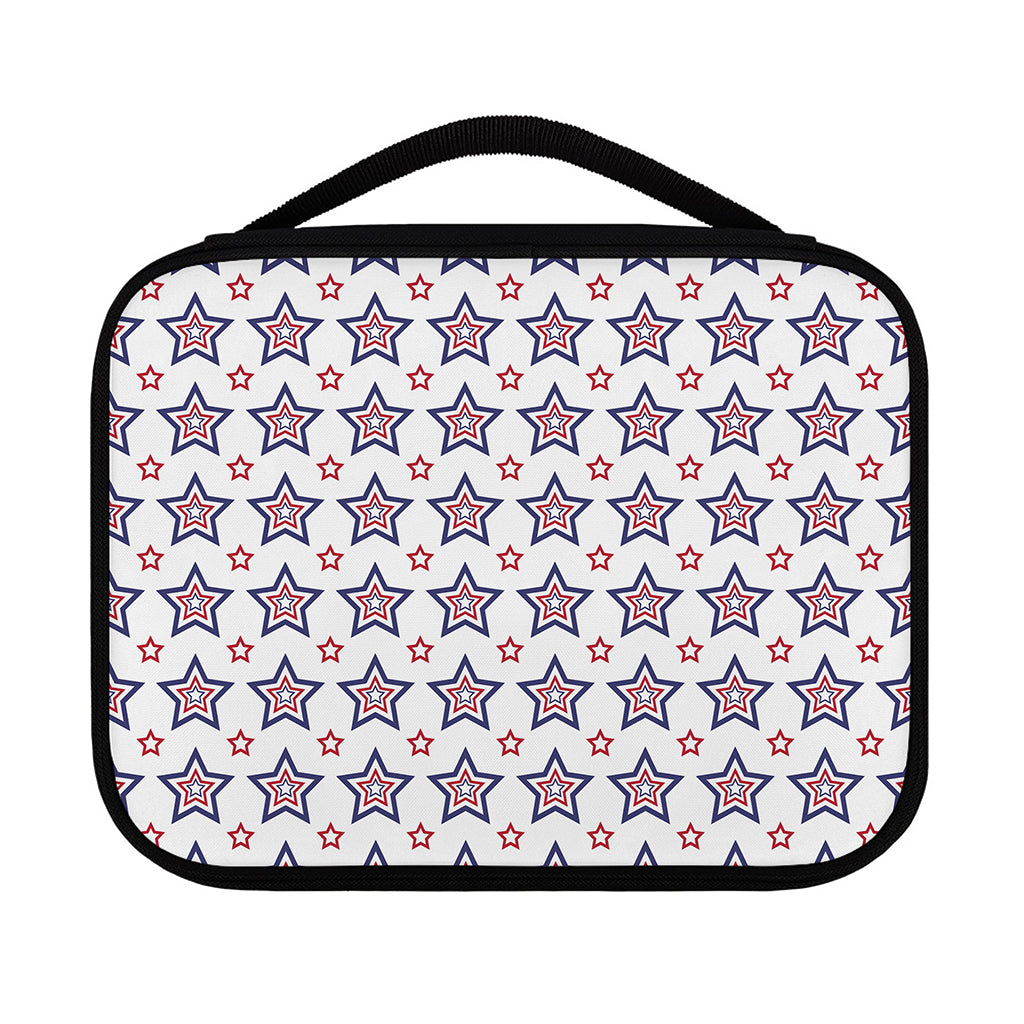 4th of July USA Star Pattern Print Classic Bible Case