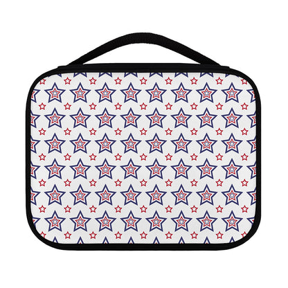 4th of July USA Star Pattern Print Classic Bible Case