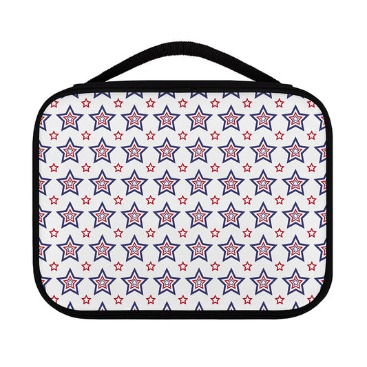 4th of July USA Star Pattern Print Classic Bible Case