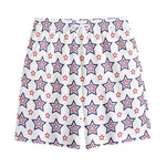 4th of July USA Star Pattern Print Cotton Shorts