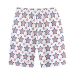 4th of July USA Star Pattern Print Cotton Shorts