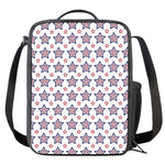 4th of July USA Star Pattern Print Crossbody Lunch Bag