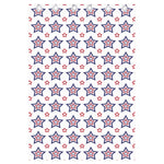 4th of July USA Star Pattern Print Curtain