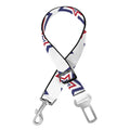 4th of July USA Star Pattern Print Dog Seat Belt