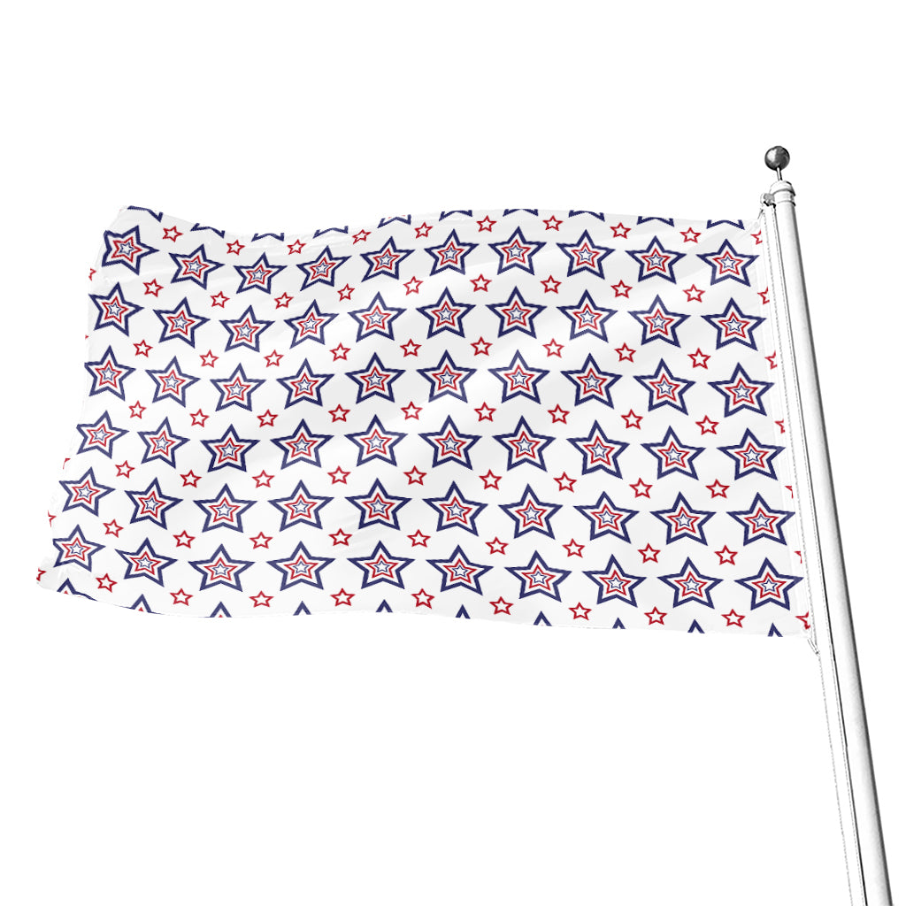 4th of July USA Star Pattern Print Flag