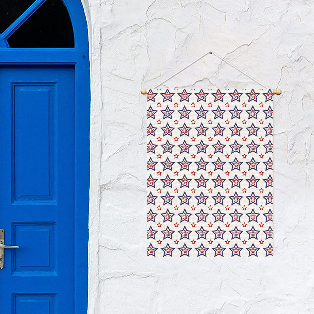 4th of July USA Star Pattern Print Garden Flag