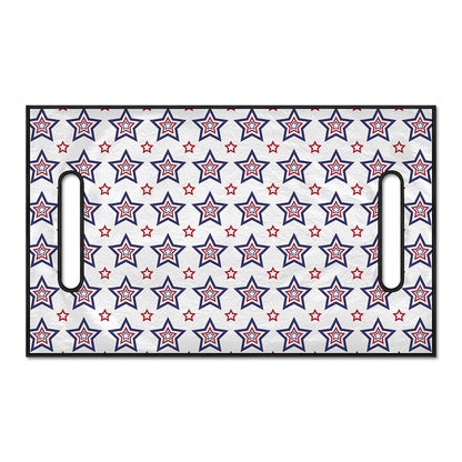 4th of July USA Star Pattern Print Golf Cart Seat Cover
