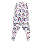4th of July USA Star Pattern Print Hammer Pants