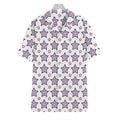 4th of July USA Star Pattern Print Hawaiian Shirt
