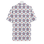4th of July USA Star Pattern Print Hawaiian Shirt