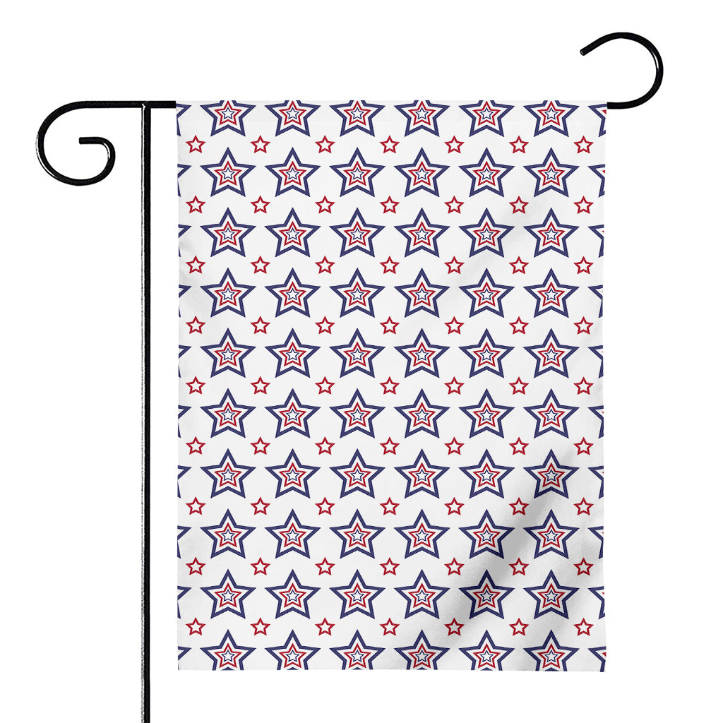 4th of July USA Star Pattern Print House Flag