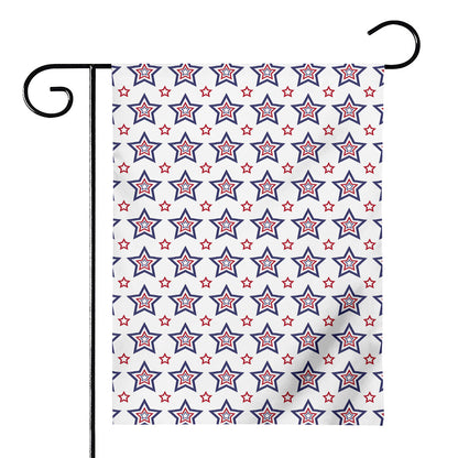4th of July USA Star Pattern Print House Flag