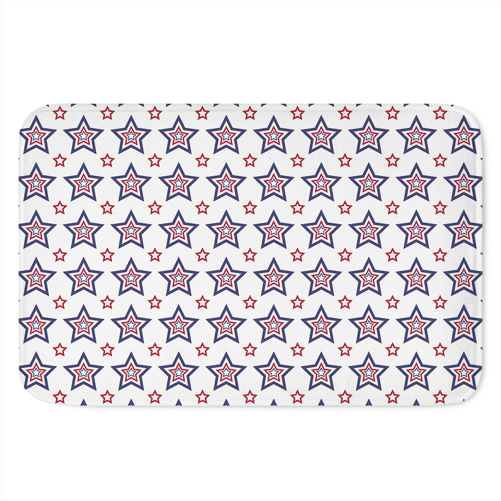 4th of July USA Star Pattern Print Indoor Door Mat