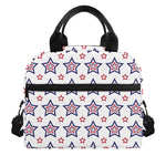 4th of July USA Star Pattern Print Insulated Lunch Bag