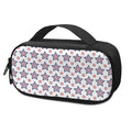4th of July USA Star Pattern Print Portable Cooler Travel Case